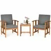 Costway 3PCS Solid Wood Patio Furniture Set Table&Chairs -Costway Shop 23820845 fpx
