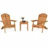 Costway 3PCS Patio Wooden Adirondack Chair Table Set Folding Seat Furniture Garden 1 Costway 3PCS Patio Wooden Adirondack Chair Table Set Folding Seat Furniture Garden -Costway Shop 23820846 fpx