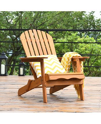 3PCS Patio Wooden Adirondack Chair Table Set Folding Seat Furniture Garden Costway 3PCS Patio Wooden Adirondack Chair Table Set Folding Seat Furniture Garden -Costway Shop