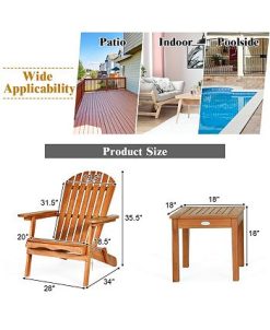 Costway 3PCS Patio Wooden Adirondack Chair Table Set Folding Seat Furniture Garden 4 Costway 3PCS Patio Wooden Adirondack Chair Table Set Folding Seat Furniture Garden -Costway Shop 23820848 fpx