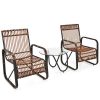 Costway 3PCS Patio Rattan Furniture Set Conversational Sofa Coffee Table Garden 1 Costway 3PCS Patio Rattan Furniture Set Conversational Sofa Coffee Table Garden -Costway Shop 23820932 fpx