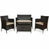 Costway 4PCS Rattan Patio Furniture Set Sofa Chair Coffee Table W/Cushion Outdoor 1 Costway 4PCS Rattan Patio Furniture Set Sofa Chair Coffee Table W/Cushion Outdoor -Costway Shop 23876350 fpx