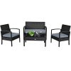 Costway 4PCS Patio Rattan Furniture Set Garden Deck 1 Costway 4PCS Patio Rattan Furniture Set Garden Deck -Costway Shop 23876361 fpx