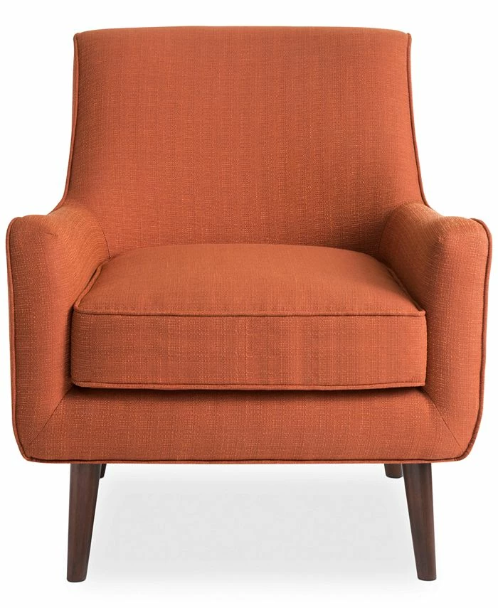 Furniture Lint Fabric Accent Chair 6 Furniture Lint Fabric Accent Chair - Image 4