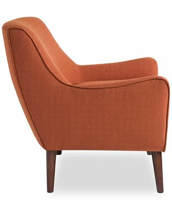 Furniture Lint Fabric Accent Chair 8 Furniture Lint Fabric Accent Chair - Image 6