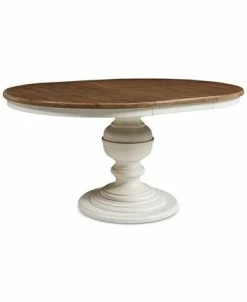 Sag Harbor Round Dining Furniture, 7-Pc. Set (Expandable Round Dining Pedestal Table & 6 Side Chairs) 14 Sag Harbor Round Dining Furniture, 7-Pc. Set (Expandable Round Dining Pedestal Table & 6 Side Chairs) -Costway Shop 3843990 fpx