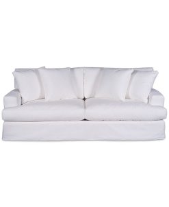 Furniture Brenalee 93 Performance Fabric Slipcover Sofa With Four Pillows -Costway Shop 8841479 fpx