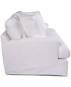 Furniture Brenalee 93 Performance Fabric Slipcover Sofa With Four Pillows -Costway Shop 8841481 fpx