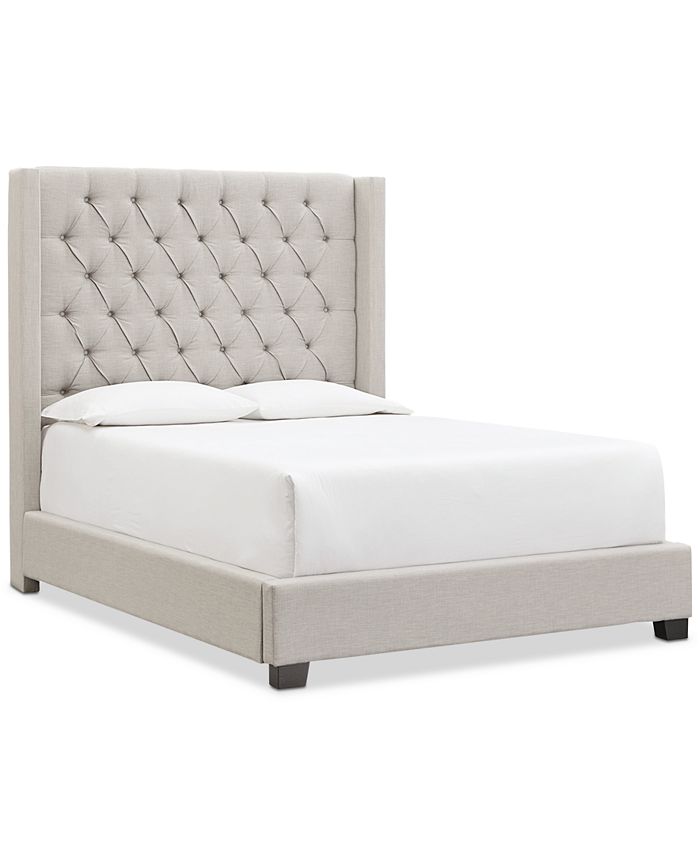 Monroe II Upholstered King Bed, Created For Macy's Furniture Monroe II Upholstered King Bed, Created For Macy's -Costway Shop