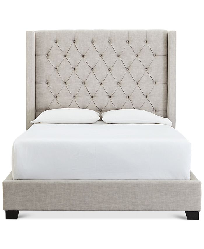 Monroe II Upholstered King Bed, Created For Macy's Furniture Monroe II Upholstered King Bed, Created For Macy's -Costway Shop