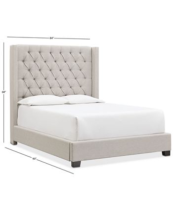 Monroe II Upholstered King Bed, Created For Macy's Furniture Monroe II Upholstered King Bed, Created For Macy's -Costway Shop