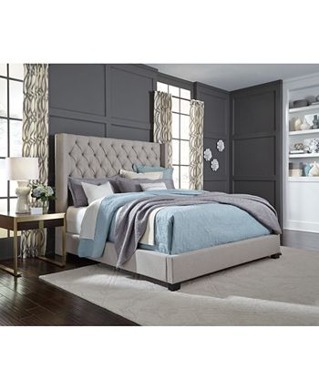 Monroe II Upholstered King Bed, Created For Macy's Furniture Monroe II Upholstered King Bed, Created For Macy's -Costway Shop