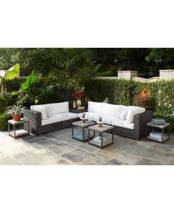 Furniture Viewport Outdoor 7-Pc. Modular Seating Set (3 Corner Units And 4 Armless Units), With Sunbrella® Cushions, Created For Macy's 5 Furniture Viewport Outdoor 7-Pc. Modular Seating Set (3 Corner Units And 4 Armless Units), With Sunbrella® Cushions, Created For Macy's -Costway Shop 9269291 fpx