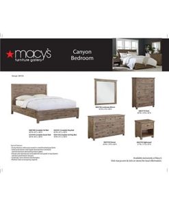 Canyon Platform Bedroom Furniture, 3 Piece Bedroom Set, Created For Macy's, (California King Bed, Chest And Nightstand) 7 Canyon Platform Bedroom Furniture, 3 Piece Bedroom Set, Created For Macy's, (California King Bed, Chest And Nightstand) -Costway Shop 9619418 fpx