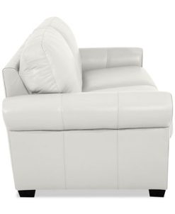 Furniture Orid 79 Leather Roll Arm Apartment Sofa, Created For Macy's -Costway Shop 9706071 fpx