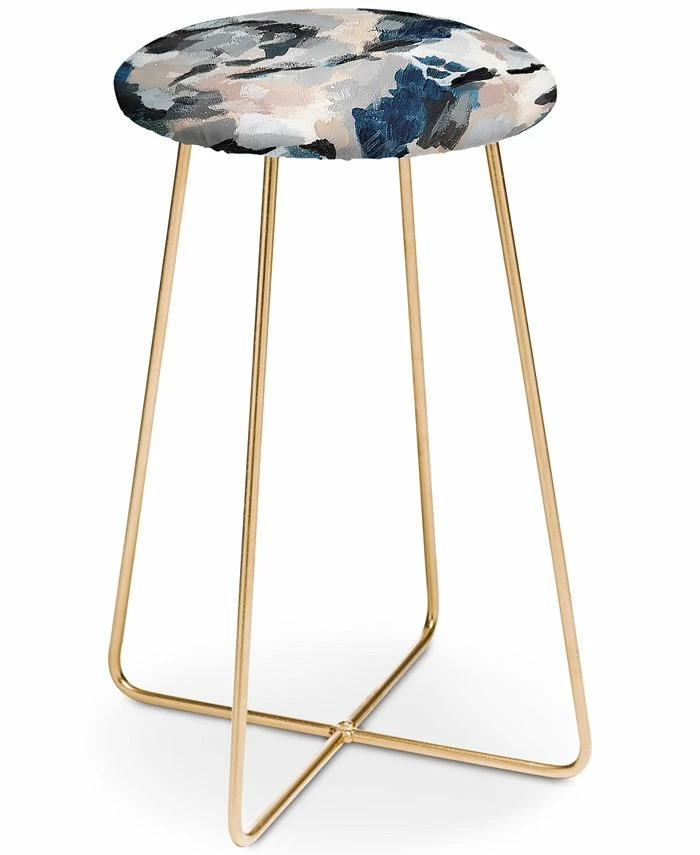 Deny Designs Laura Fedorowicz Parchment Abstract Counter Stool 3 Deny Designs Laura Fedorowicz Parchment Abstract Counter Stool