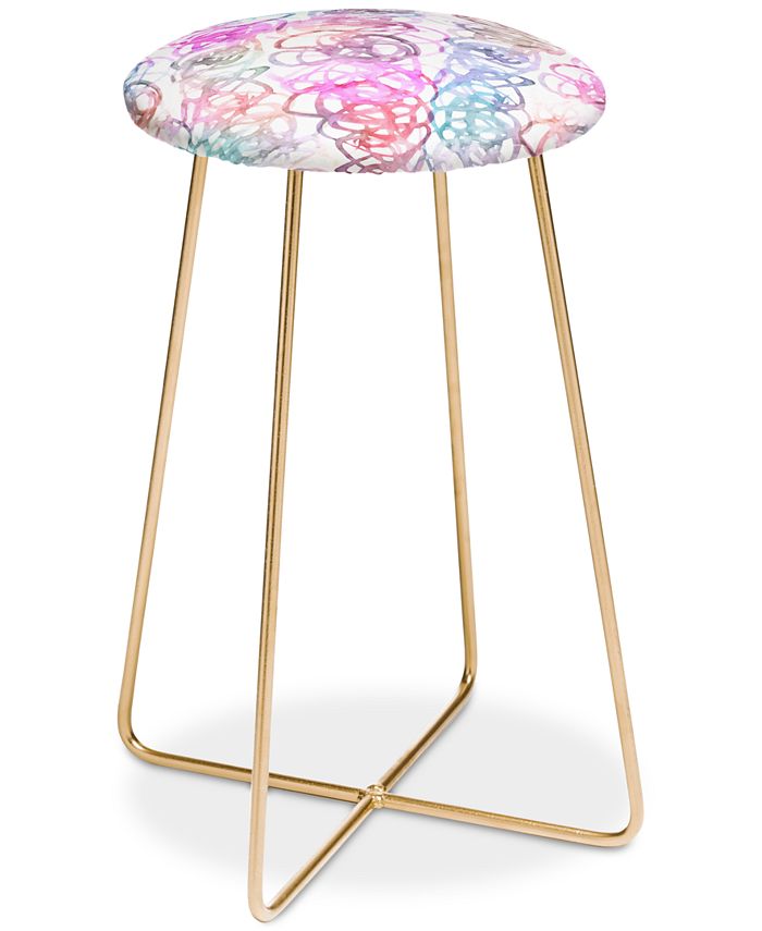 Deny Designs Stephanie Corfee Loopy Counter Stool 3 Deny Designs Stephanie Corfee Loopy Counter Stool