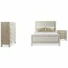 Parker Upholstered Bedroom Furniture, 3-Pc. Set (Queen Bed, Chest & Nightstand), Created For Macy's -Costway Shop 9787201 fpx