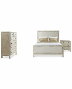 Parker Upholstered Bedroom Furniture, 3-Pc. Set (Queen Bed, Chest & Nightstand), Created For Macy's