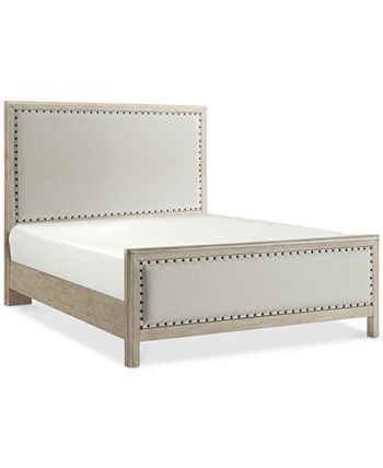 Parker Upholstered Bedroom Furniture, 3-Pc. Set (Queen Bed, Chest & Nightstand), Created For Macy's Parker Upholstered Bedroom Furniture, 3-Pc. Set (Queen Bed, Chest & Nightstand), Created For Macy's -Costway Shop