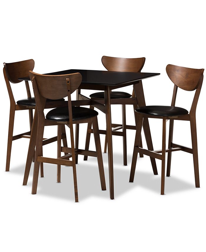 Bethanye 5-Pc. Pub Set Furniture Bethanye 5-Pc. Pub Set -Costway Shop