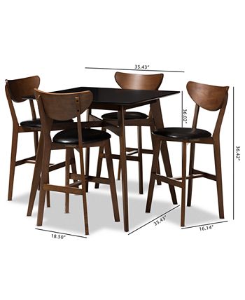Bethanye 5-Pc. Pub Set Furniture Bethanye 5-Pc. Pub Set -Costway Shop
