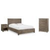Canyon Platform Bedroom Furniture, 3 Piece Bedroom Set, Created For Macy's, (California King Bed, Chest And Nightstand)